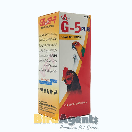 G5 Plus Oral Solution for Birds - Digestive & Metabolic Support