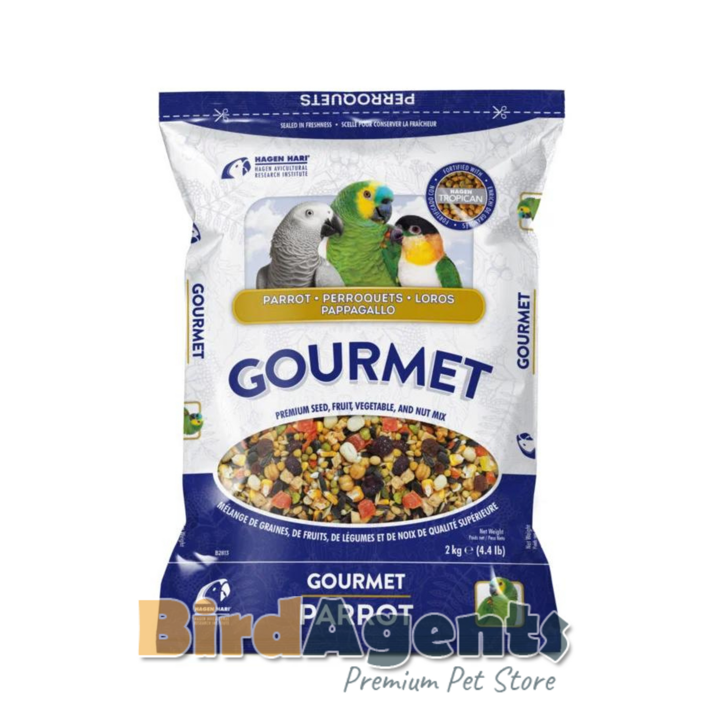 Hagen Gourmet Parrot - Premium Seed Blend for Parrots