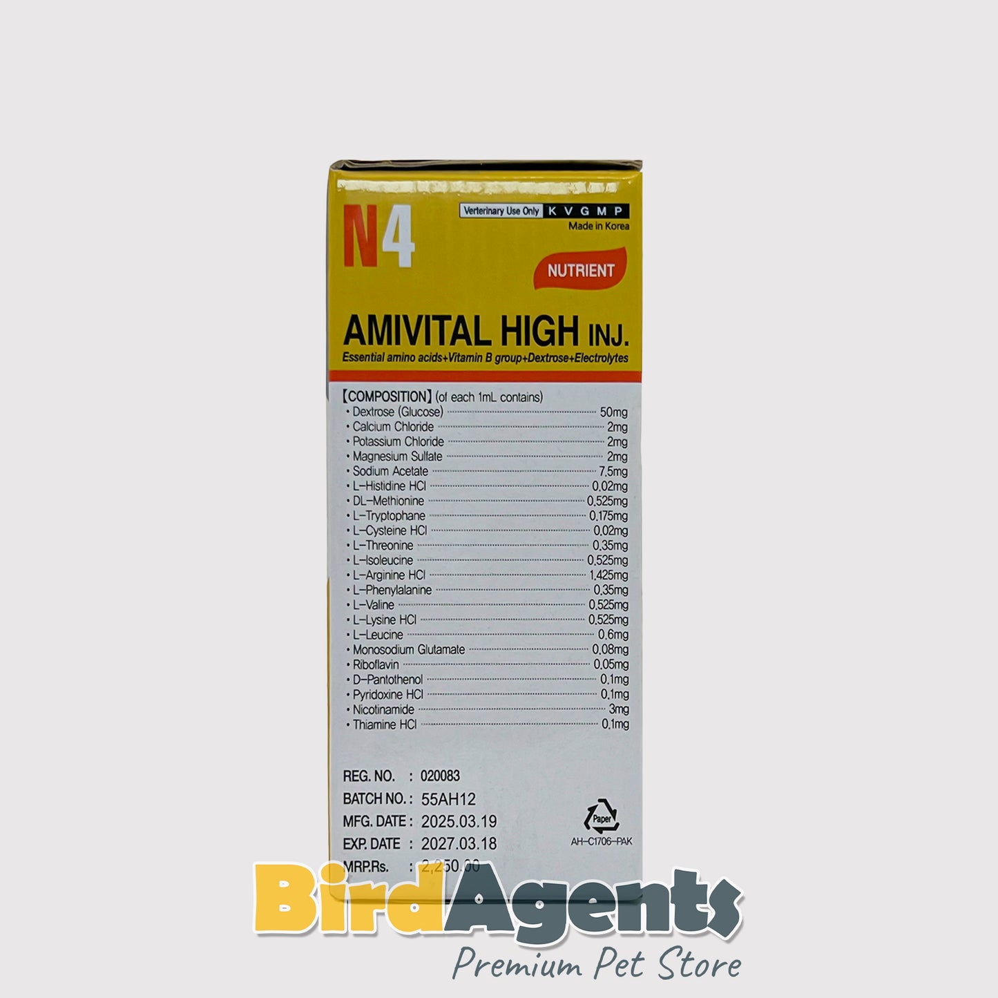 Amivital High – Health & Performance Booster for Birds