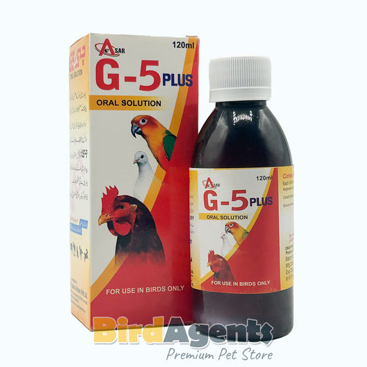 G5 Plus Oral Solution for Birds - Digestive & Metabolic Support