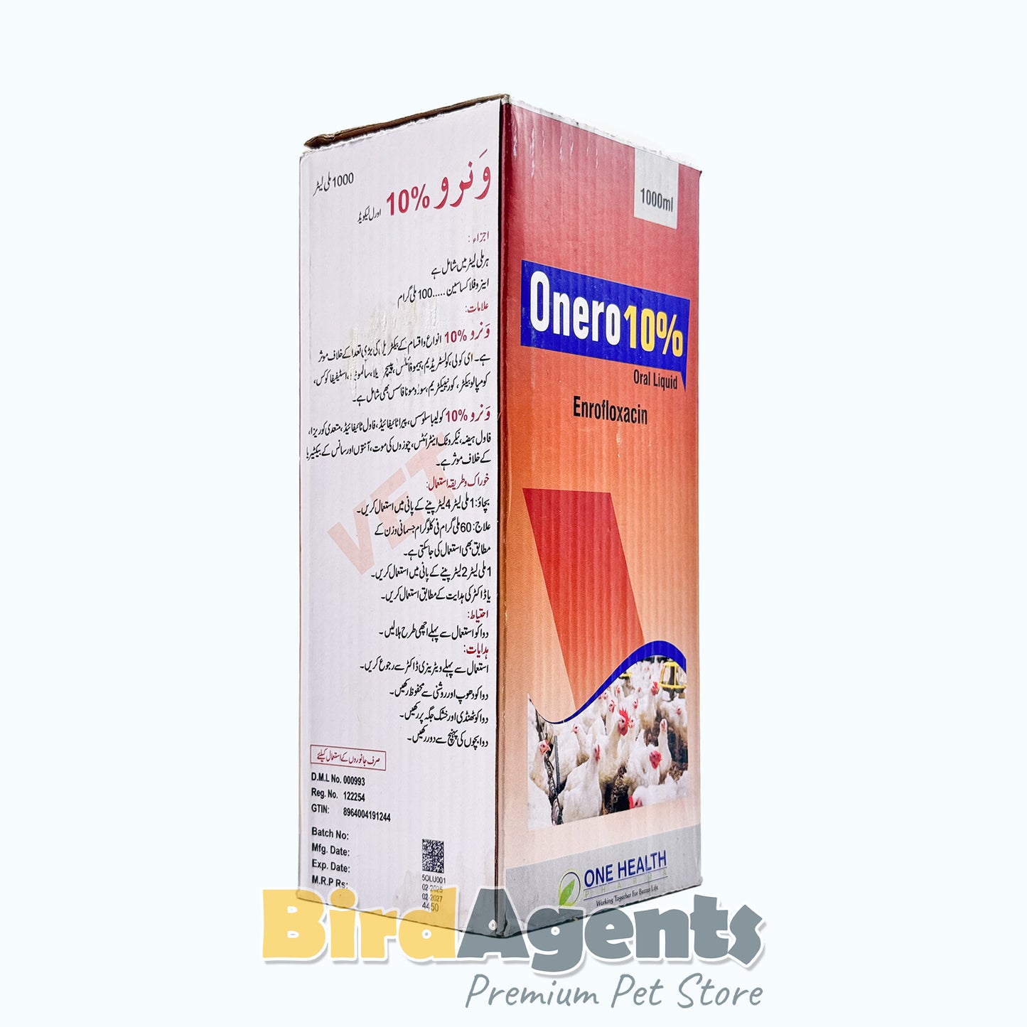 Onero 10% Enrofloxacin Oral Liquid - Broad Spectrum Antibiotic