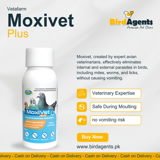 Moxivet Plus - Comprehensive Parasite Control for Birds