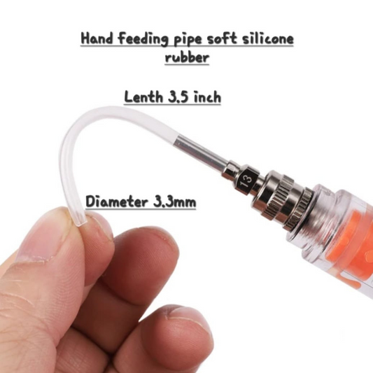 Feeding Pipe with Nozal - For Birds Hand Feeding