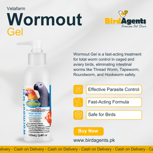 Wormout Gel - Total Worm Control in Cage Birds