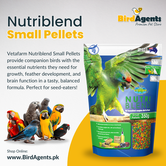 Nutriblend Small Pellets - Complete Nutritional Diet for Parrots