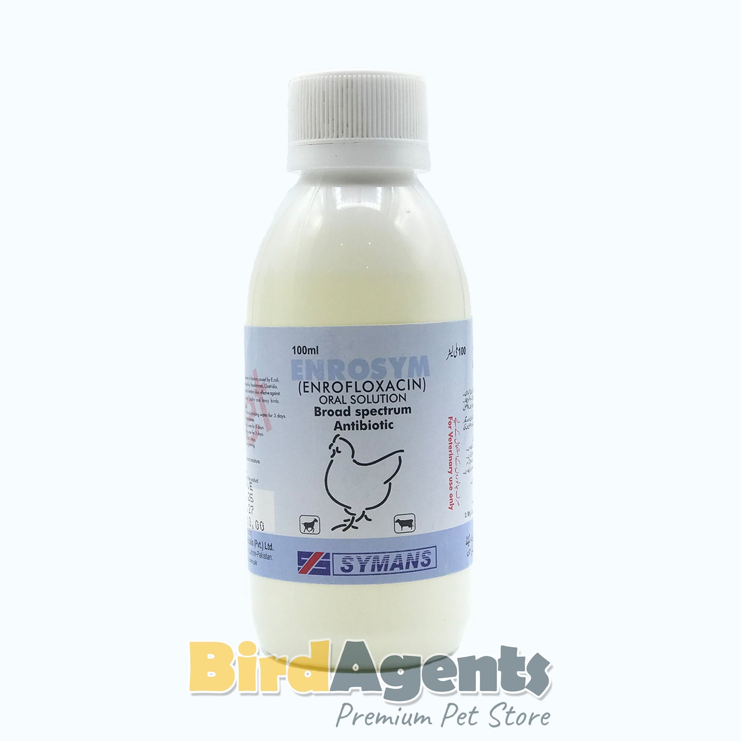 Enrosym – Broad Spectrum Antibiotic for Birds & Poultry
