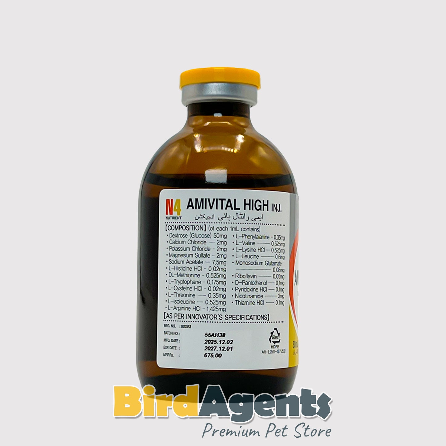 Amivital High – Health & Performance Booster for Birds