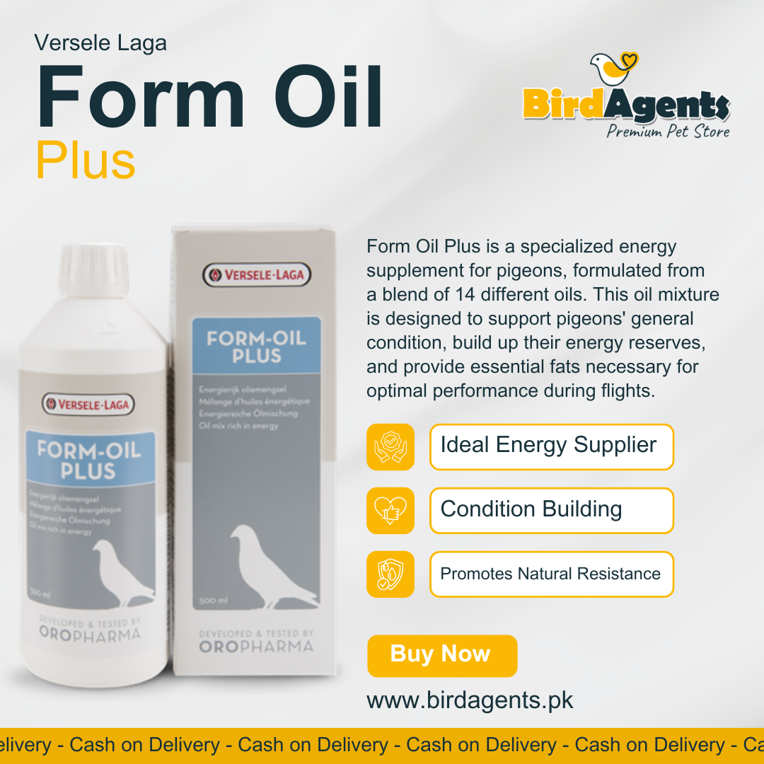 Form Oil Plus - Specialized Energy Supplement For Pigeons