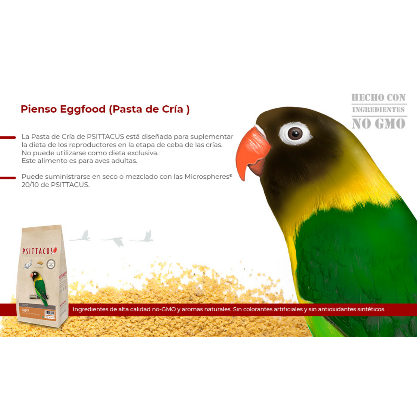 Psittacus Egg Food - Nutritious Supplement for Birds