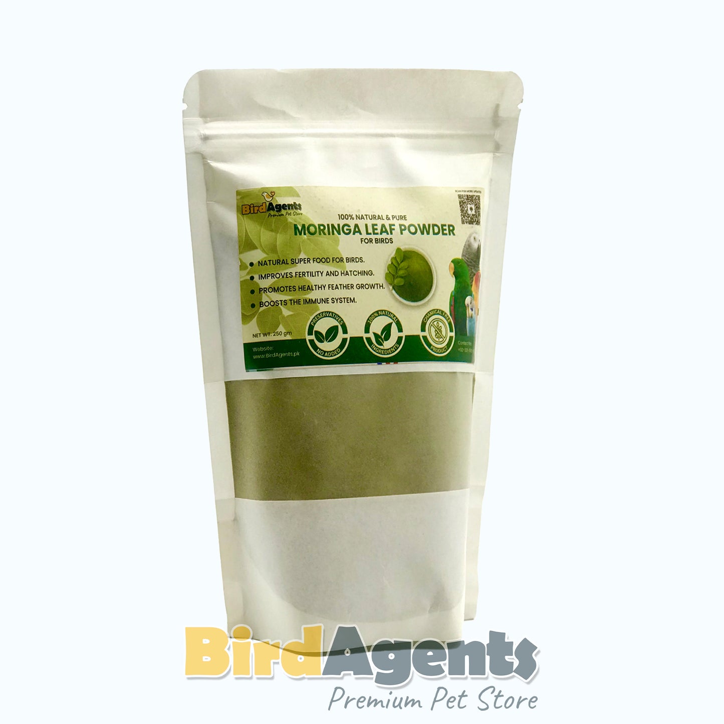 Moringa Leaf Powder - Natural Superfood For Birds