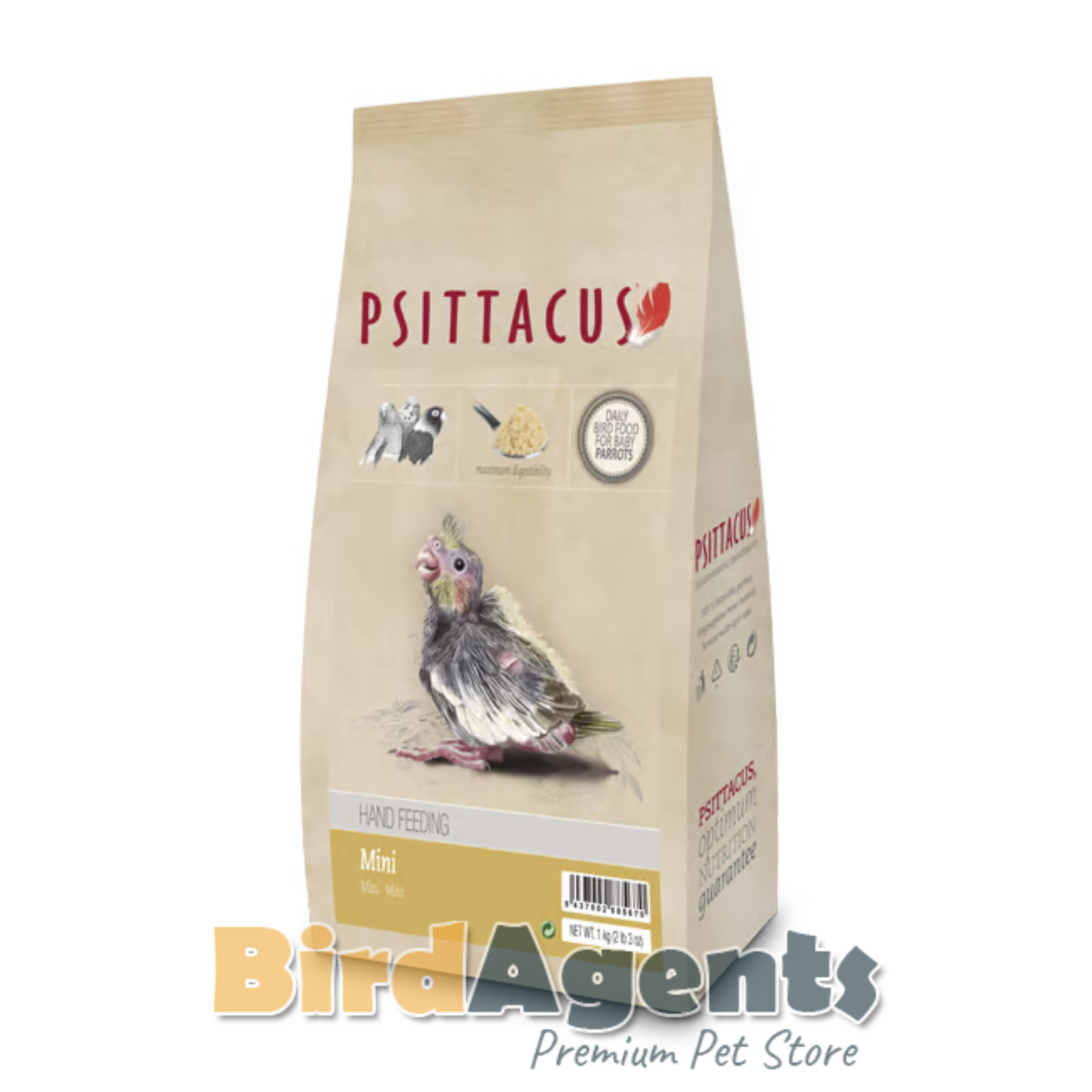 Psittacus Mini - Birds Hand Feeding Formula