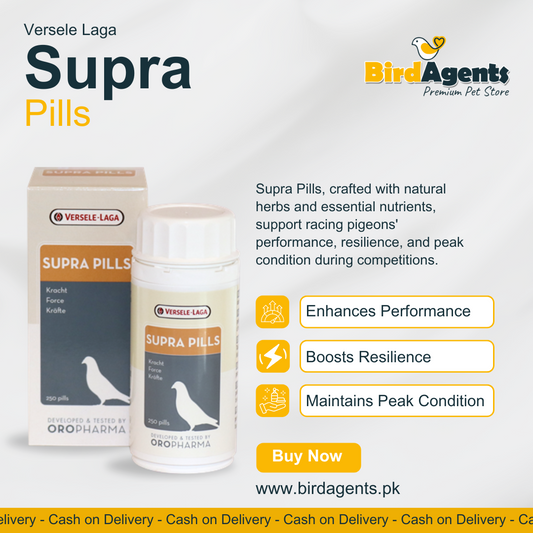 Supra Pills - Boost Pigeons Endurance And Stamina