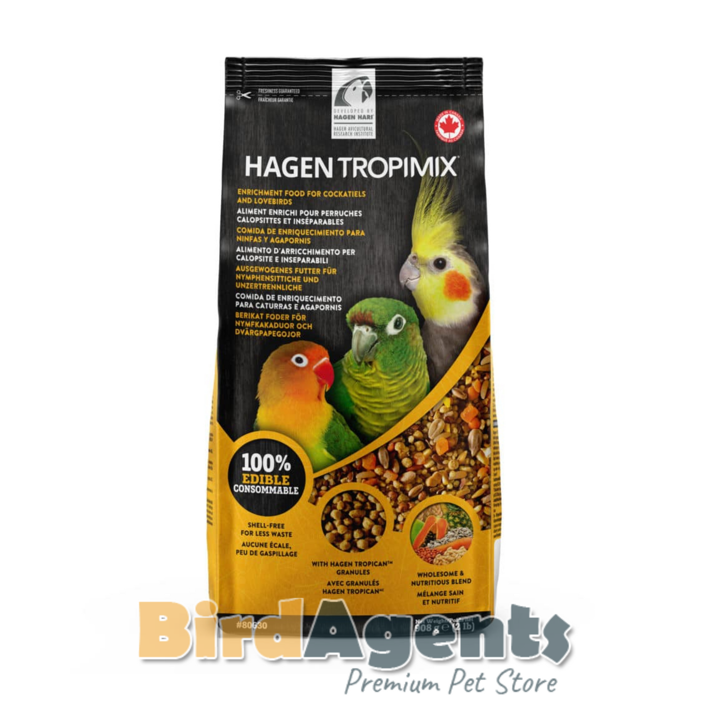 Tropimix Premium Enrichment Food for Cockatiels & Lovebirds