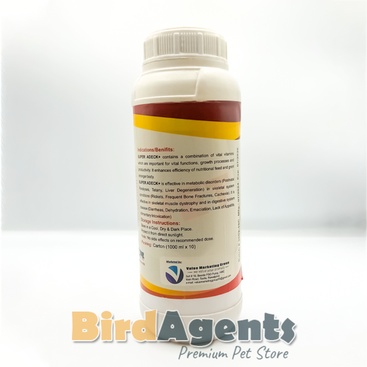 Super ADECK+ Multivitamin Oral Solution for Birds
