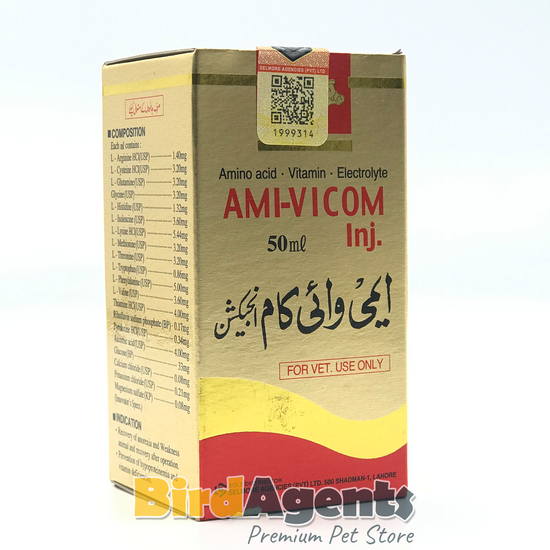 Ami-Vicom – Amino Acid, Vitamin & Electrolyte Injection for Poultry ...
