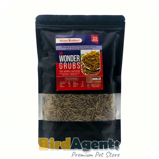 Avi Wonder Grubs - Dried BS Fly Larvea For Birds