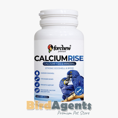 Calcium Rise Calcium D3 Supplement for Parrots