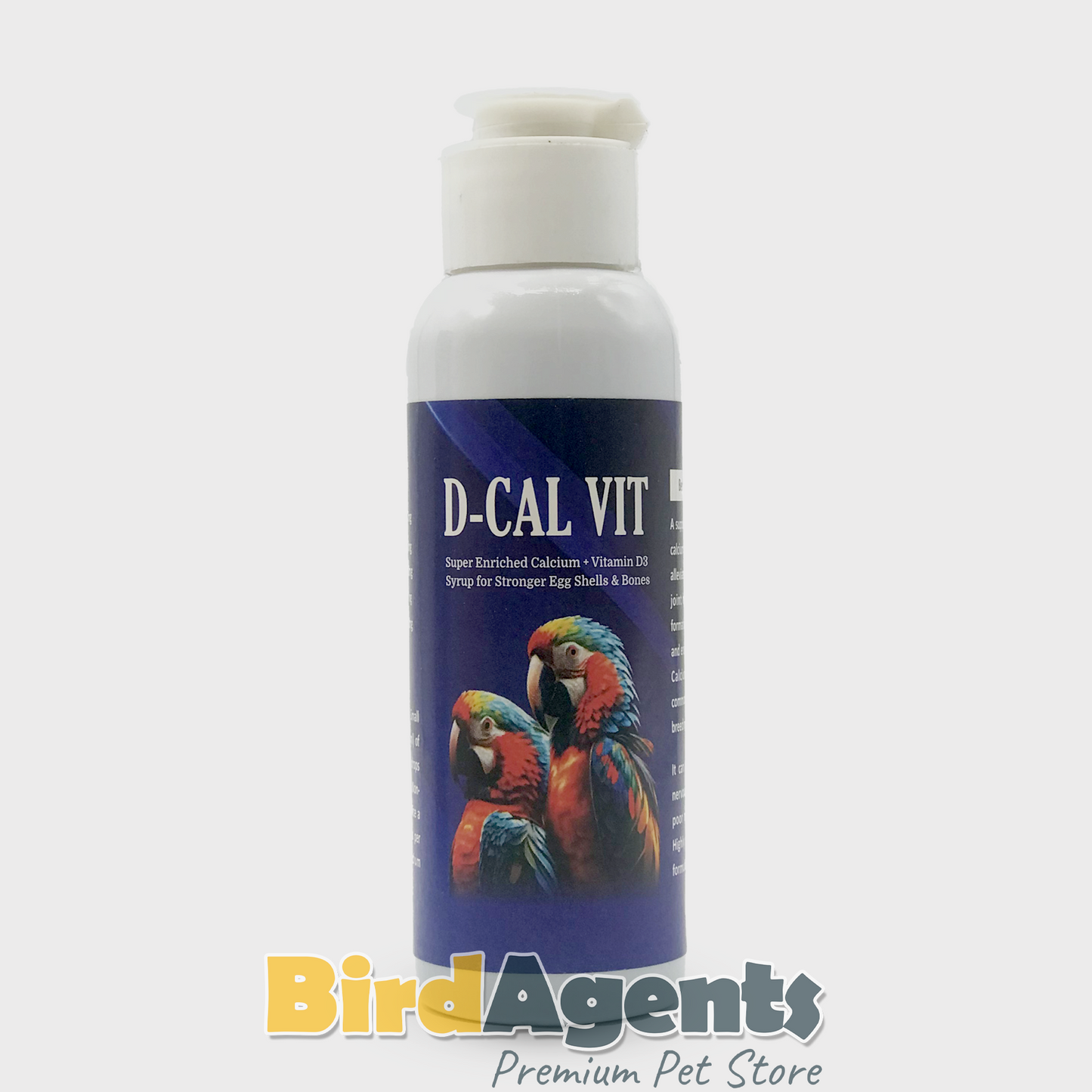 D-Cal Vit – Liquid Calcium + Vitamin D3 Supplement for Birds