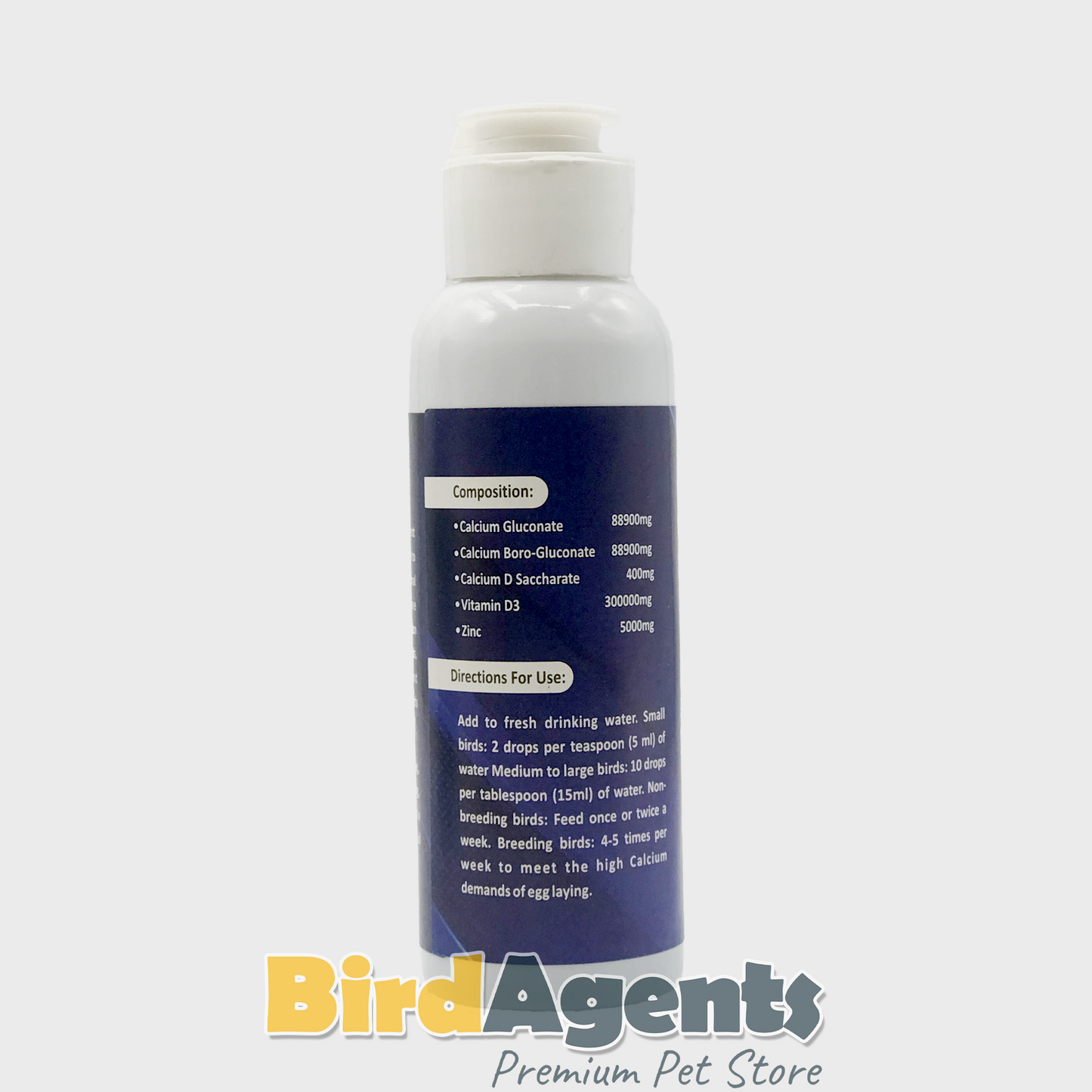 D-Cal Vit – Liquid Calcium + Vitamin D3 Supplement for Birds