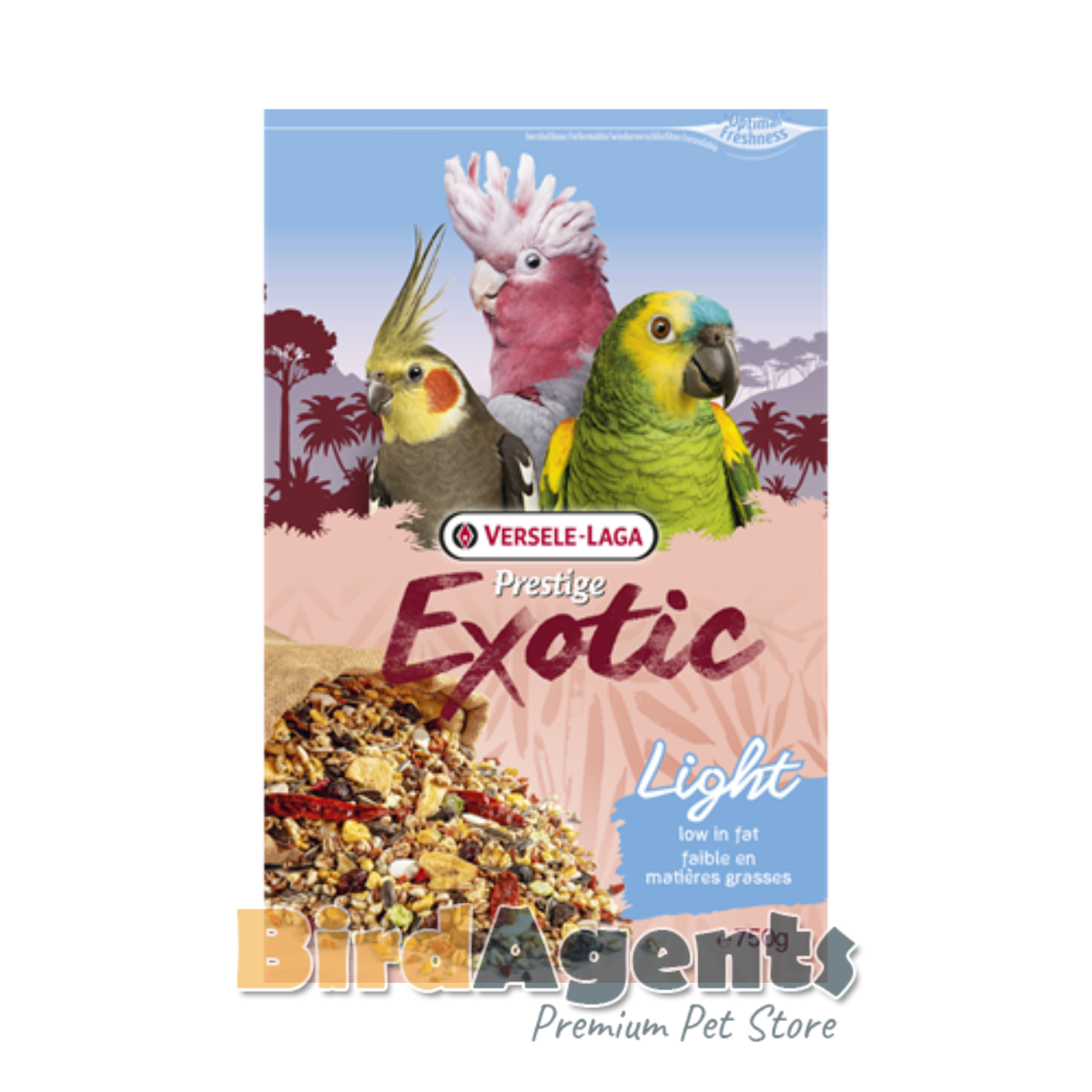 Exotic Parrots Light Food for Parrots