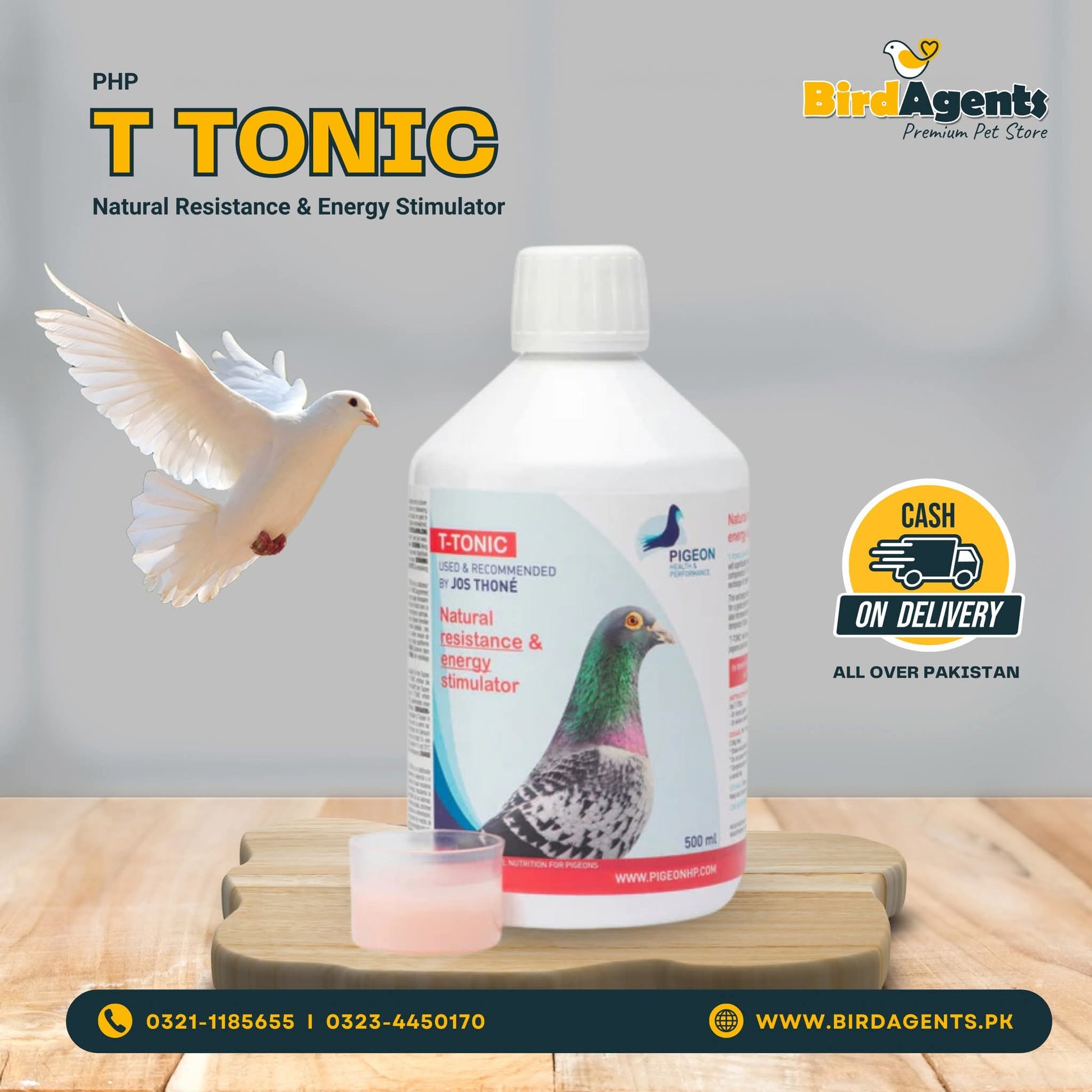 Pigeon Health & Performance T-Tonic – Oregano & Fish Oil Supplement