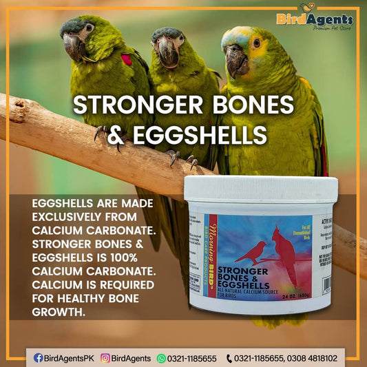 Stronger Bones & Egg Shell - Provides Calcium for Healthy Bone