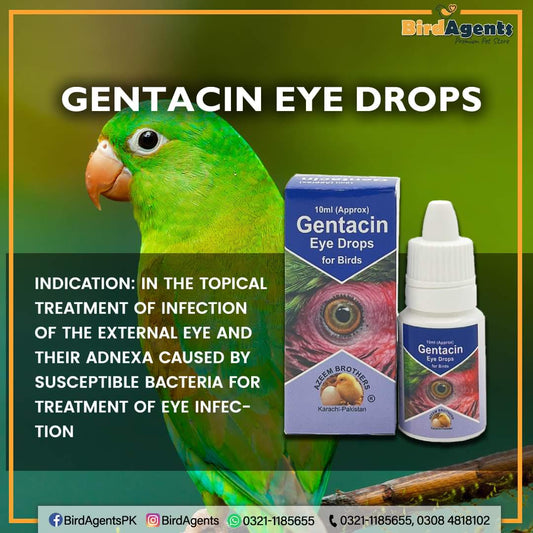 Gentacin Eye Drops - Treatment of Eye infections For Birds