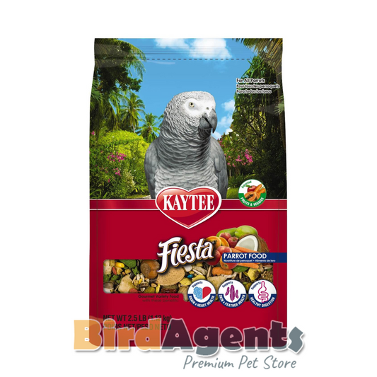 Kaytee Fiesta Parrot Food - Fortified Gourmet Diet