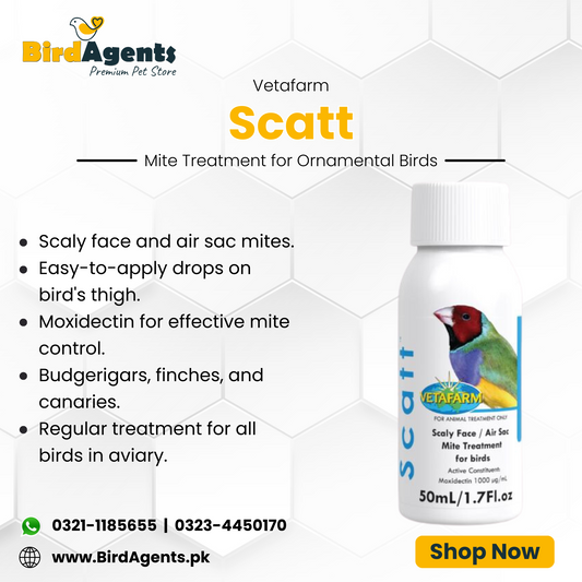 Scatt - Mite Treatment for Ornamental Birds