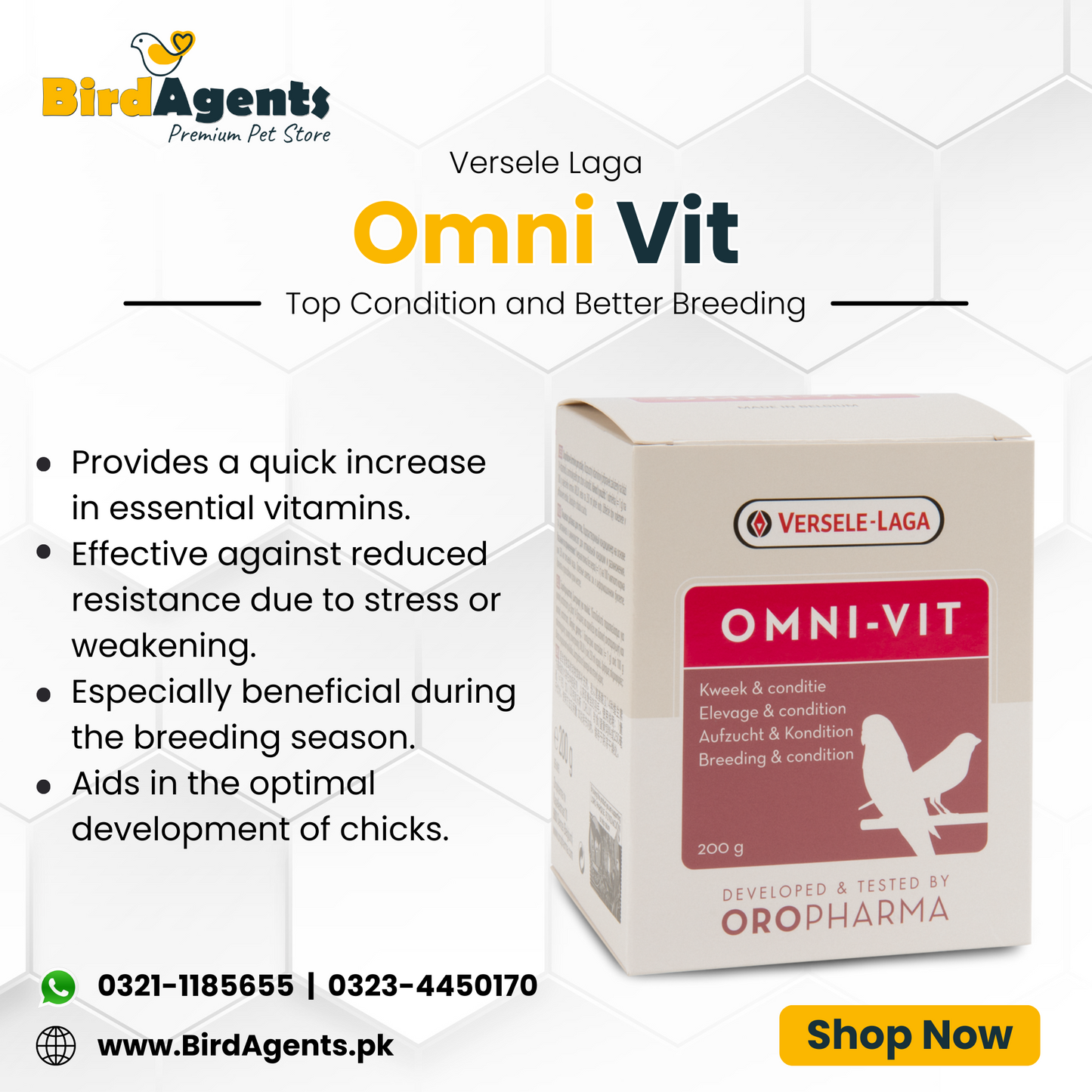 Omni Vit -  Support Optimal Condition & Breeding Performance