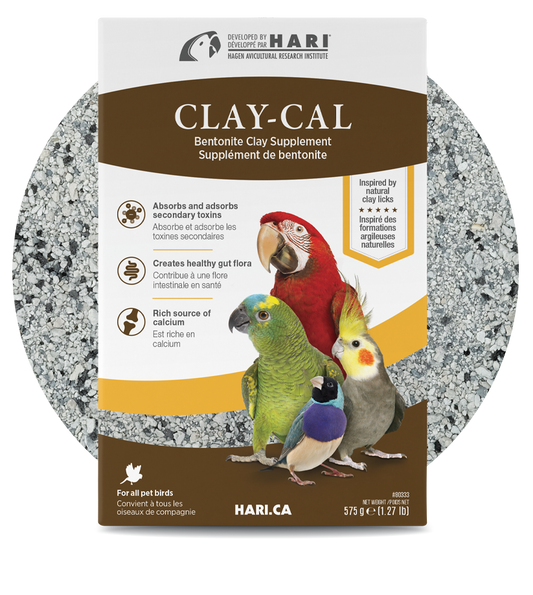 Hagen Clay Cal - Calcium Enriched Clay Supplement for Birds