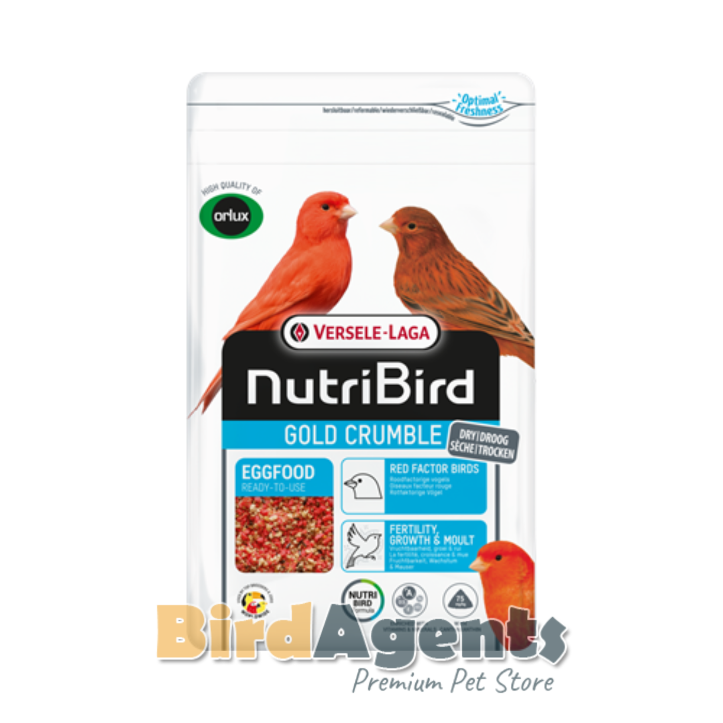 Gold Crumble Red Factor Birds Egg Food