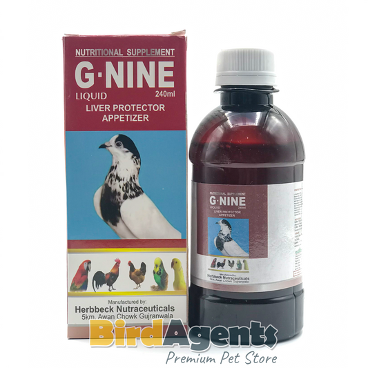 G NINE Liquid – Advanced Liver Tonic & Appetizer for Birds