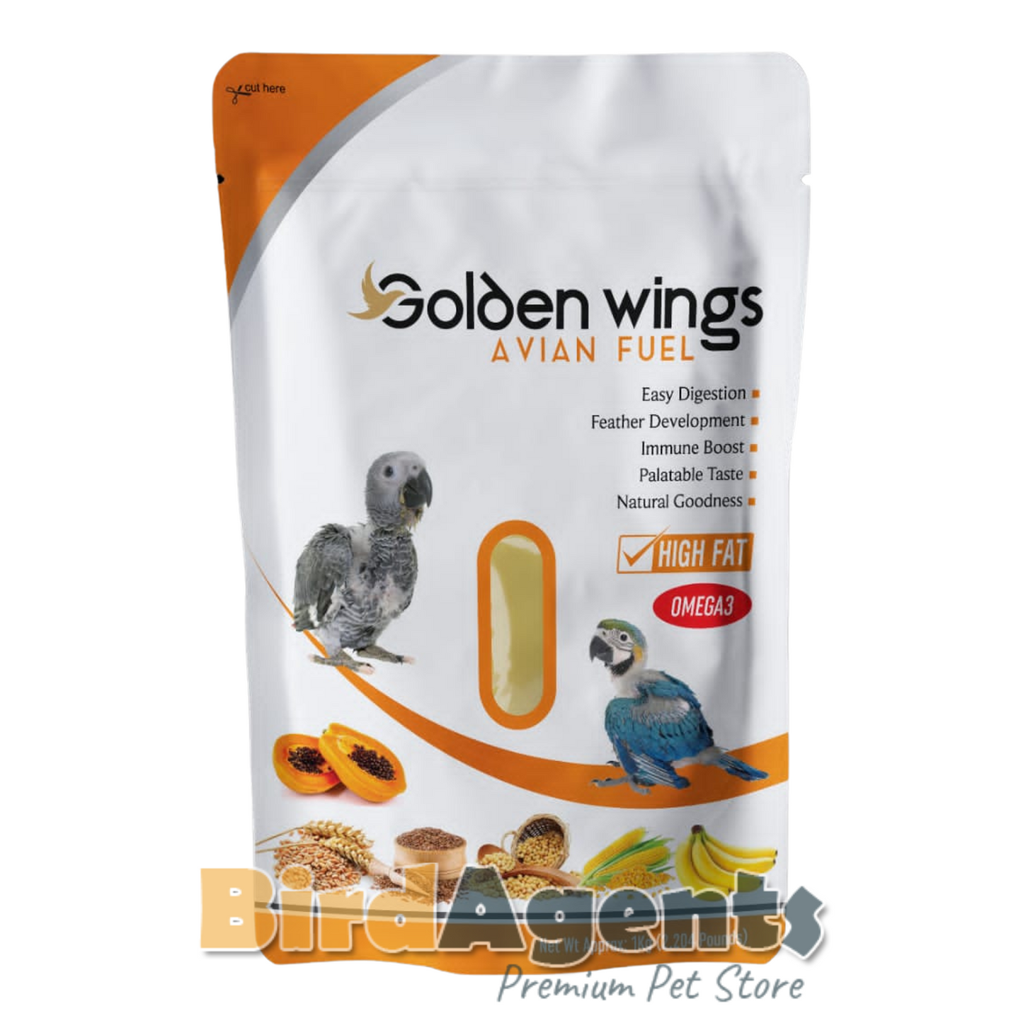 Golden Wings High Fat - Hand Feeding Formula