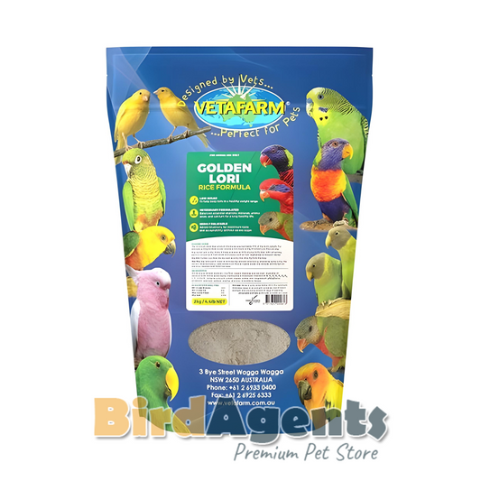 Golden Lori Rice Formula - Complete Balanced Diet for Lorikeets