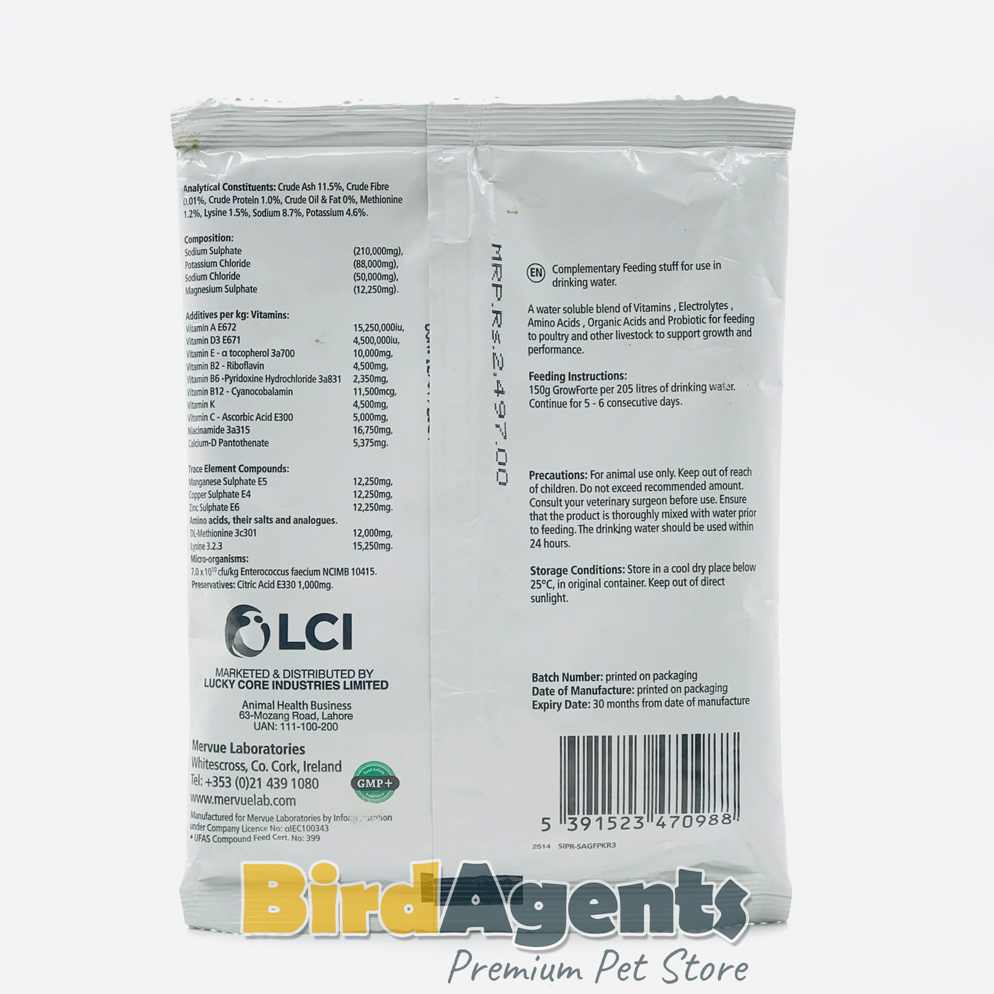 Grow Forte – Vitamins, Electrolyte & Amino Acid Supplement