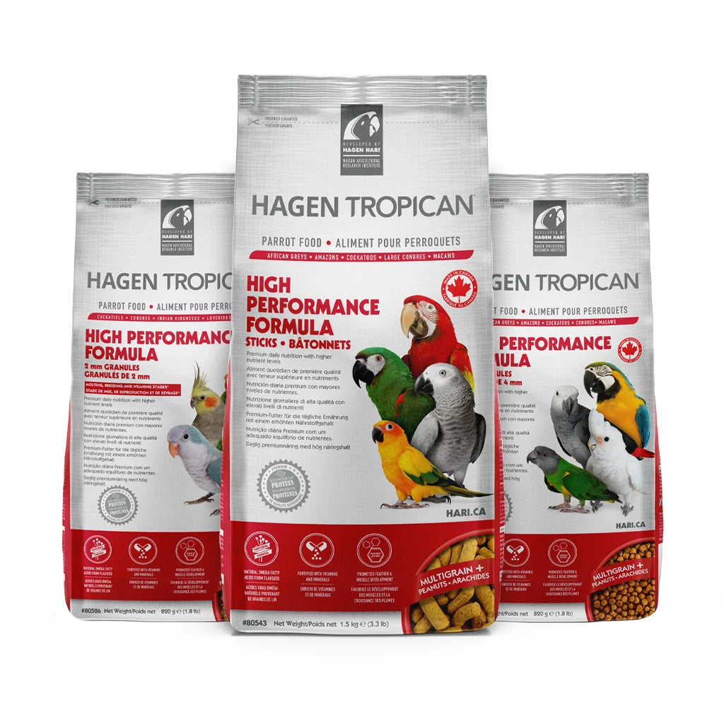 Tropican High Performance Formula For Parrots 4mm