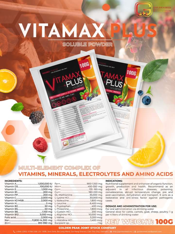 Vitamax Plus -Enhancer of Organic Function, Growth & Health