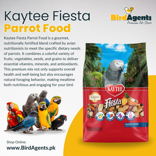 Kaytee Fiesta Parrot Food - Fortified Gourmet Diet