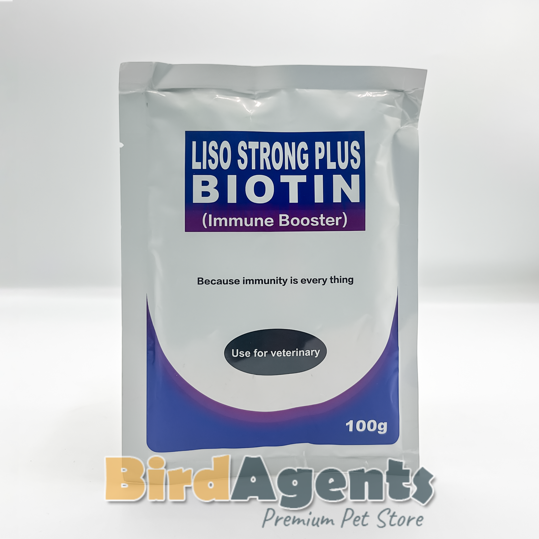Liso Strong Plus Biotin – Advanced Immune Booster for Birds – BirdAgents.pk