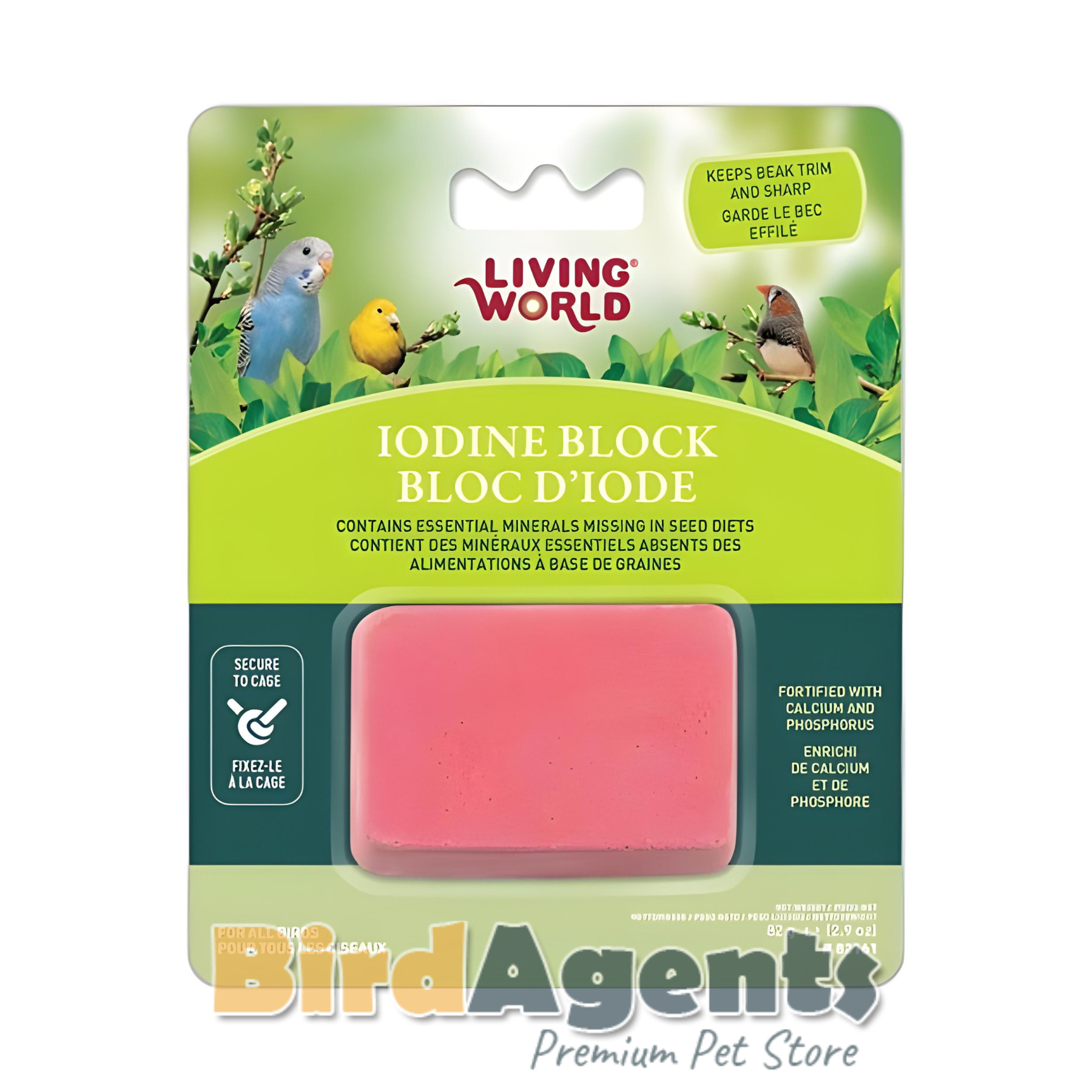 Living World Iodine Block For Birds – BirdAgents.pk