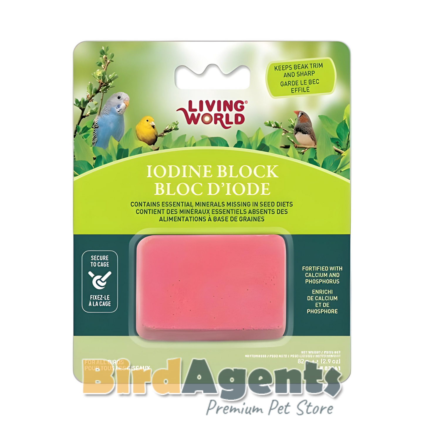 Living World Iodine Block For Birds