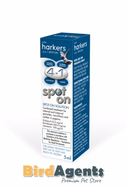 Harkers 4 in 1 Spot on - Versatile Treatment for Racing Pigeons