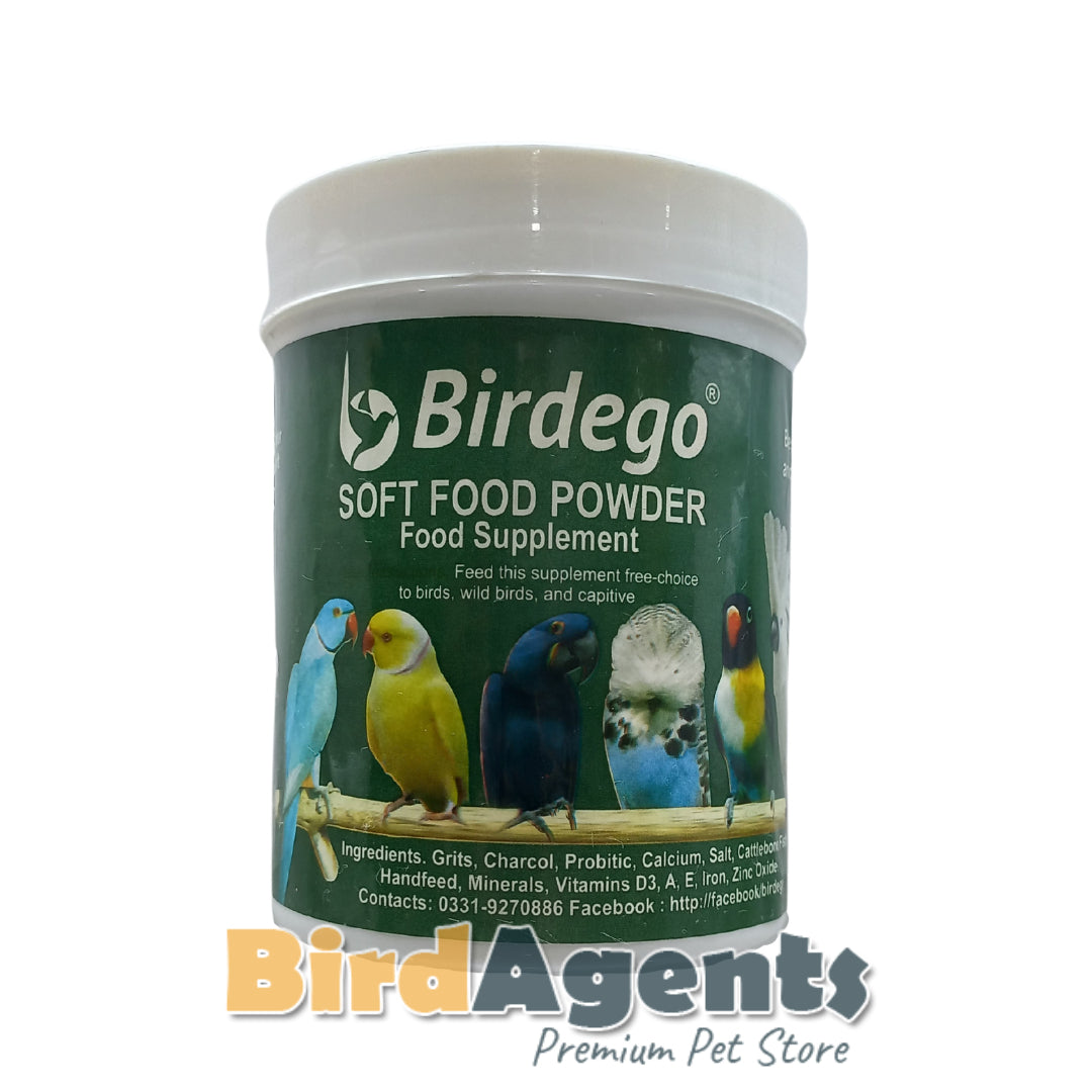 Birdego Softfood Powder - Food Supplement for Birds