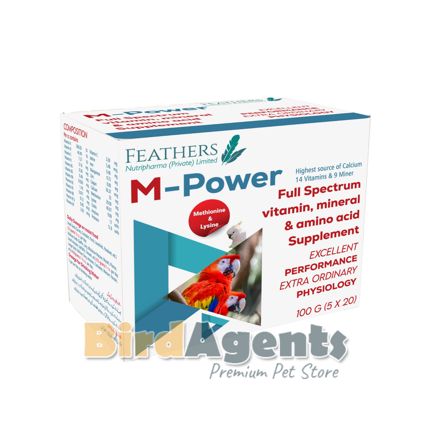 M Power - Vitamin Mineral & Amino Acid Supplement