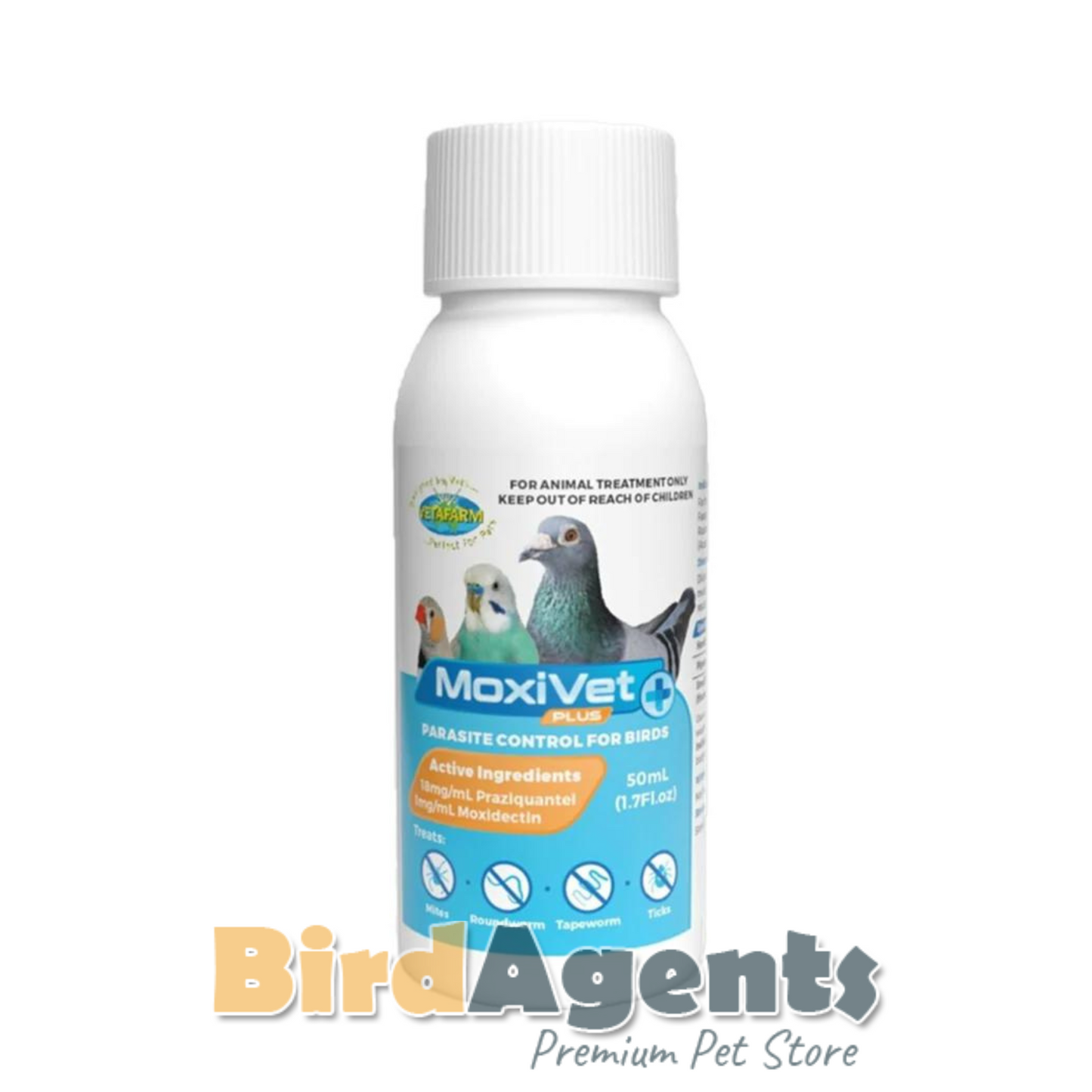 Moxivet Plus - Comprehensive Parasite Control for Birds