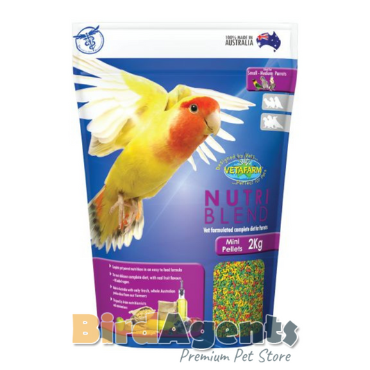 Nutriblend Mini Pellets - Complete Nutritional Diet for Parakeets