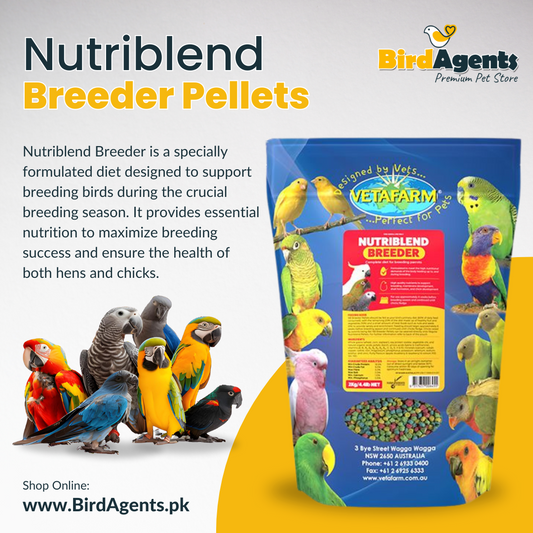 Nutriblend Breeder Pellets - Formulated diet for breeding birds