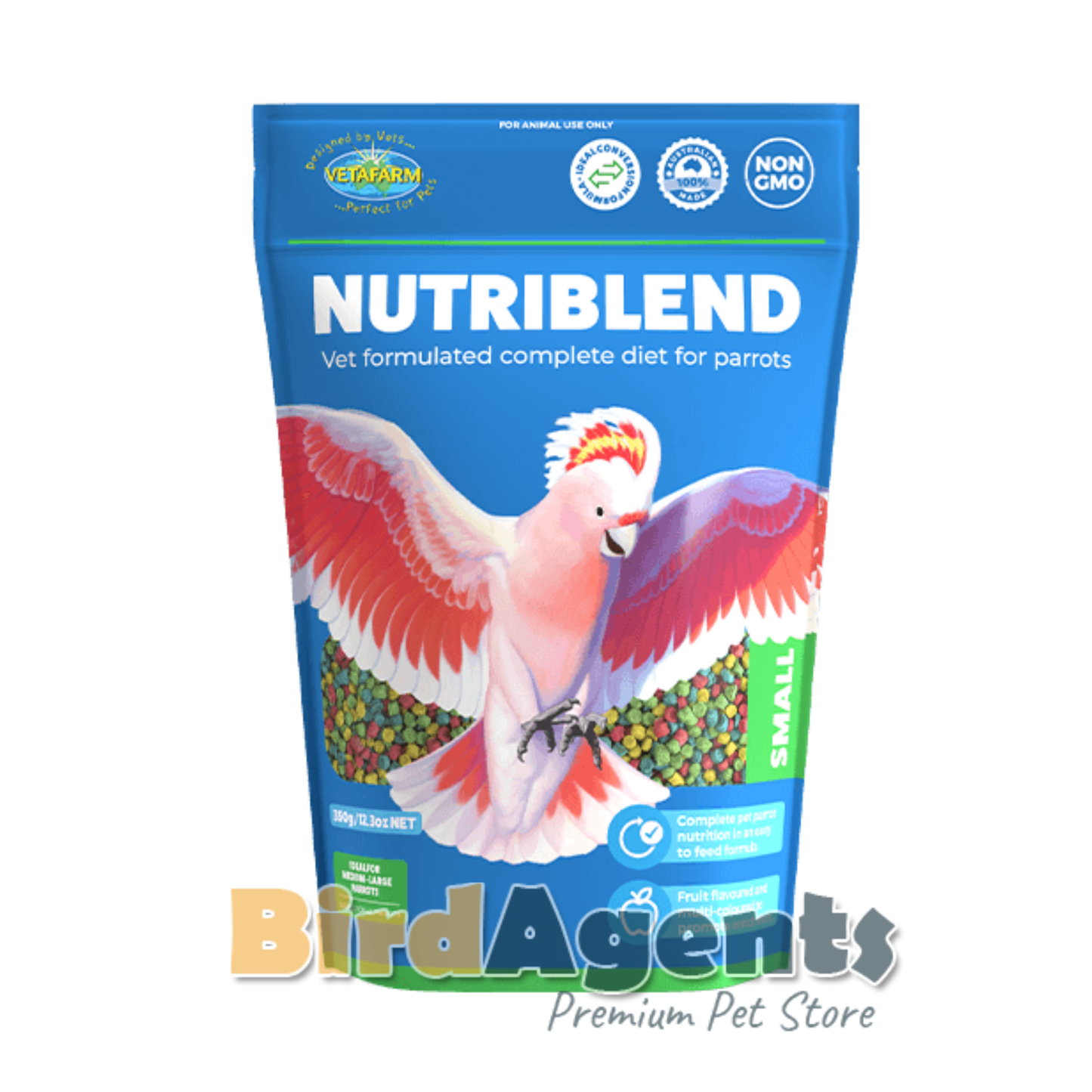 Nutriblend Small Pellets – Complete Nutritional Diet for Parrots