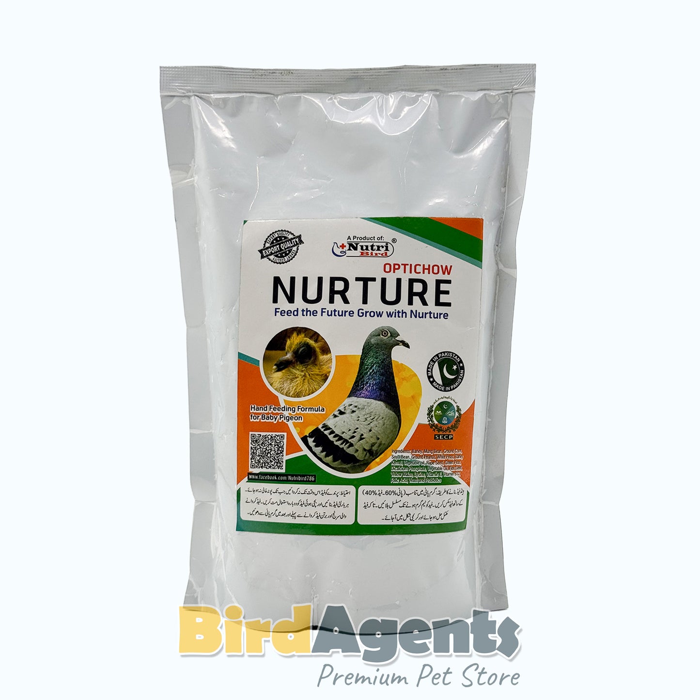 Optichow Nurture Pigeon – Complete Hand Feeding Formula